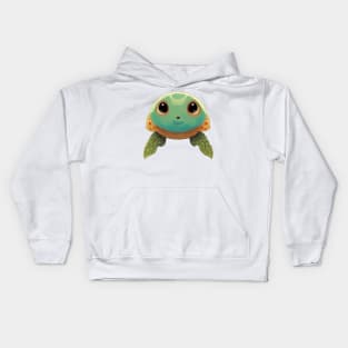 Shelly the Sea Turtle Kids Hoodie